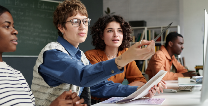 Studierende lernen gemeinsam